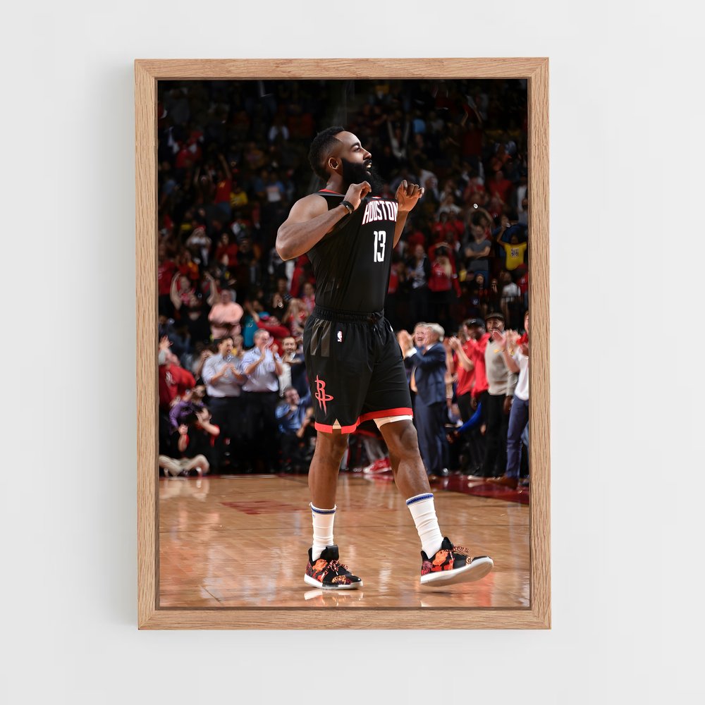 Poster James de harden – affiche Basketball (vue 4)